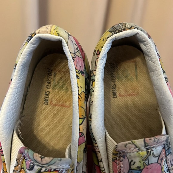 Vans toddler size 9.5 slip ons with monster cartoons - Picture 4 of 10